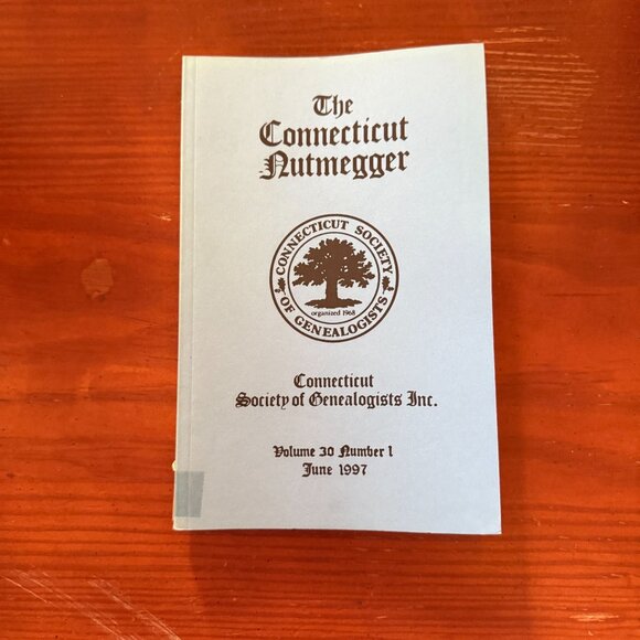 The Connecticut Nutmegger Journal Lot Of 5 Volumes 1994 & 2000 - Picture 4 of 5